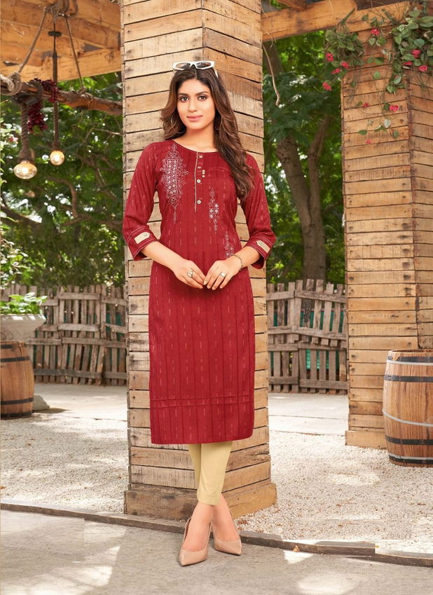 Spotlight 3 New Latest Designer Traditional Wear Rayon Kurtis Collection